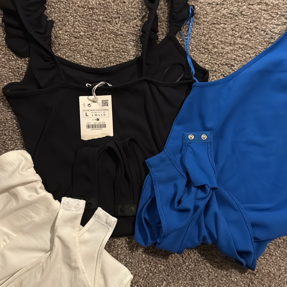 Bundle 3 Zara Three Bodysuit Bundle NWT Size Large